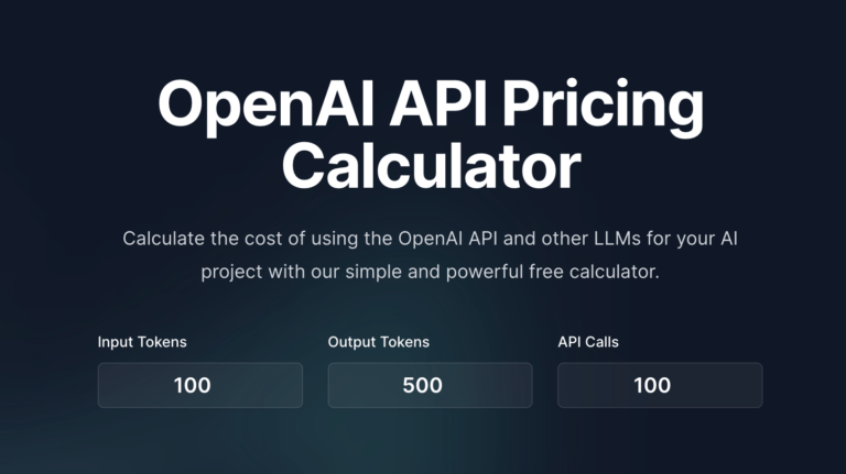 OpenAI API Pricing – Details and Costs