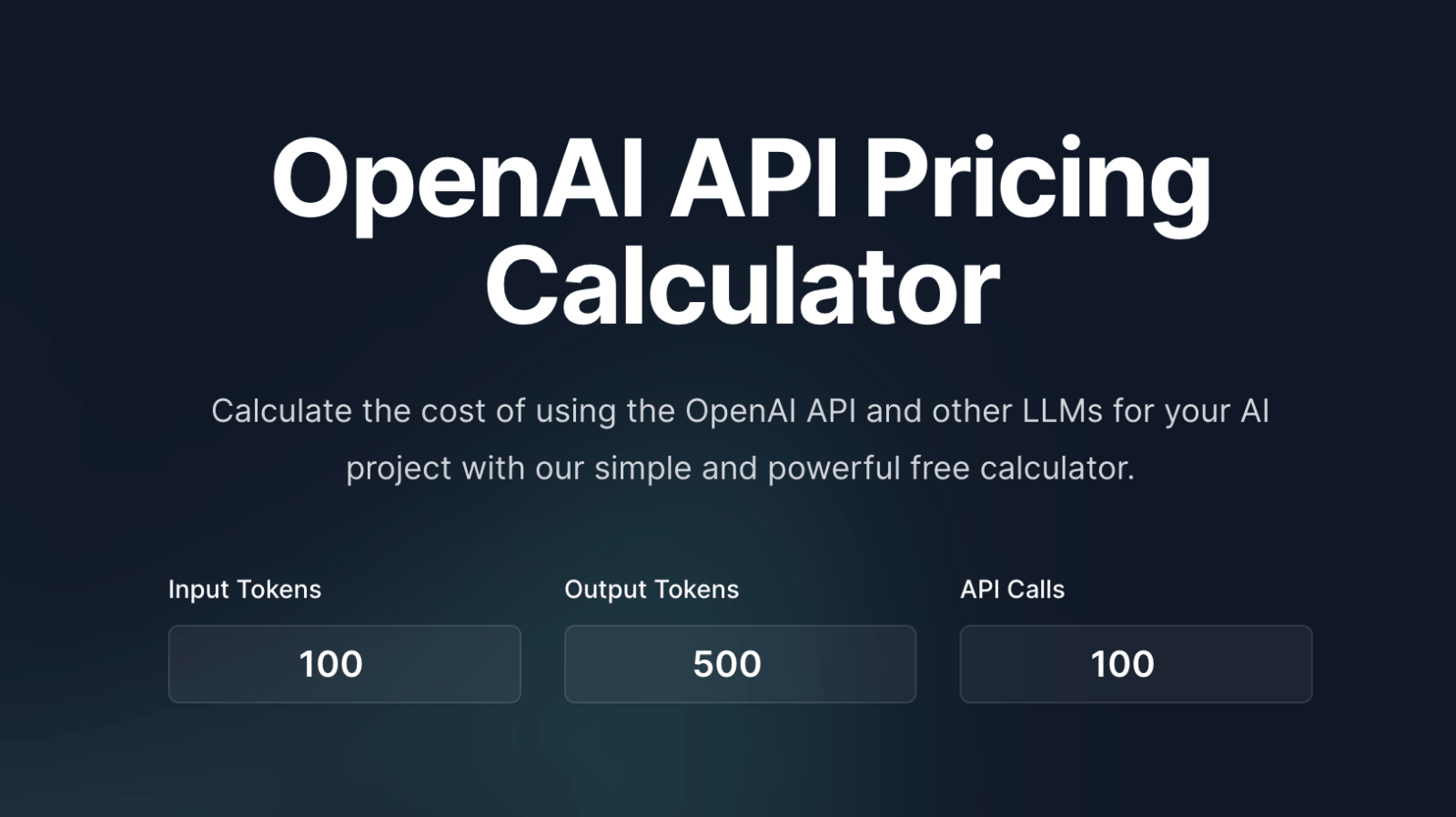 OpenAI API Pricing Details
